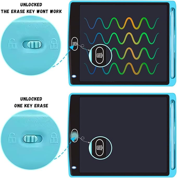 6 Pack LCD Writing Tablets for Kids, 8.5 Inch, Toddler Toys Birthday Gifts for Ages 3-8 Boys Girls, Colorful Doodle Board Drawing Tablet for Learning and Education (Six Colors Available)