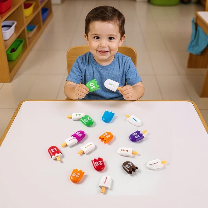 Mini Number Pops 21-30 — Number Learning Toys,Toddler Math & Classroom Must-Haves