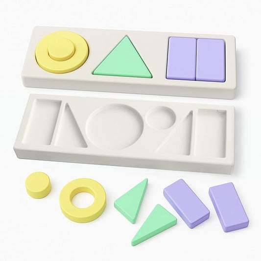 Wooden Shape Sorter for Toddlers | Montessori Toys for 1+ Year Old | Toddler for Learning Object Permanence and Color Sorting | Ages 1-3