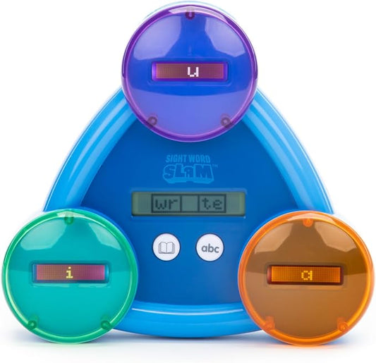 Educational Insights Sight Word Slam - Kindergarten Learning Activities, Electronic Sight Word Games, Flash Cards for Kids, Classroom Toys & Resources, Learn to Read CVC Words, Gifts for Kids Ages 5+