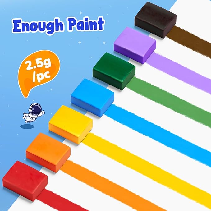 JoyCat Paint with Water Coloring Books for Toddlers, Watercolor Painting Sets for Kids Ages 3-5 4-8, Arts and Crafts Drawing Activities Toy Birthday Gift for Boys Girls (Space)