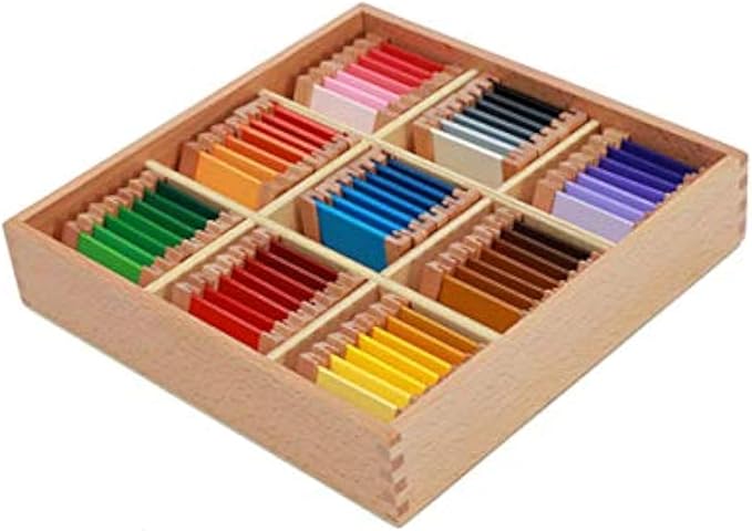 Adena Montessori Color Tablets(3rd Box) - Montessori Color Box Materials Sensorial Educational Tools