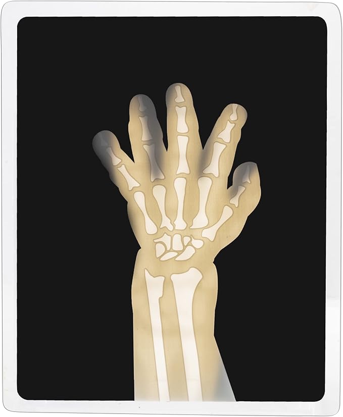 Get Well Doctor Wooden Activity Center- Kids Pretend Play Medical Playset w Waiting Room- 16 Accessories, Dual Sided, Office Checkup Kit, X-Rays, Blood Pressure Cuff- Boys Girls Roleplaying Xmas Gift