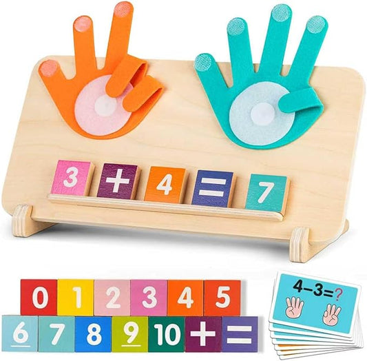 GUEETIC® Preschool Learning Toys for Toddlers 3-4, Educational Math manipulatives Number Counting Blocks for Kids, Montessori Toys for 3-5 Year Old Boys Girls Birthday Gifts