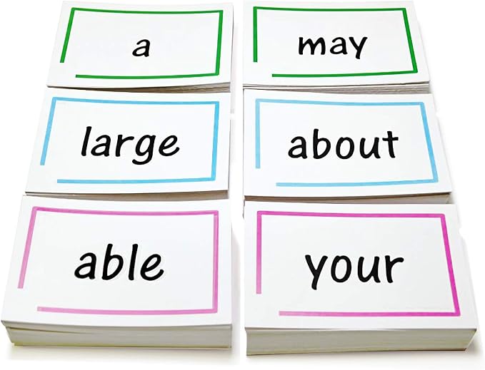 600 Dolch and Fry Sight Words Reading Flash Cards - Includes All Dolch Sight Words