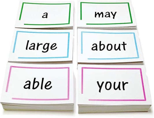 600 Dolch and Fry Sight Words Reading Flash Cards - Includes All Dolch Sight Words
