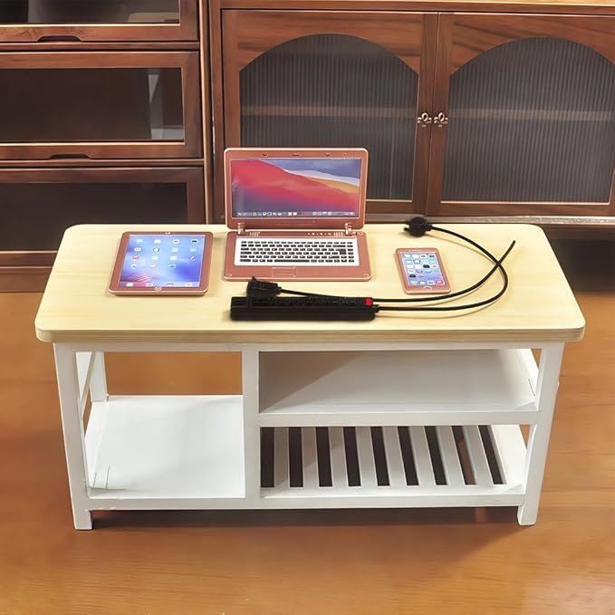 1:6 Scale Dollhouse Accessories - 4 Colors Miniature Digital Set: Metal Smartphone, Tablet, Laptop & Desktop USB Socket - 1:12 Scale Miniature Collectibles Gift (RoseGolden)