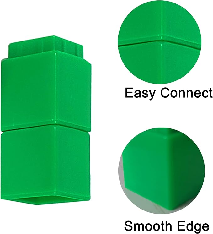 Math Manipulatives Counting Cubes, Educational Number Blocks, Classroom Toys Kindergarten Learning Materials Homeschool Supplies,Set of 100 Math Cubes for Kids Ages 3+