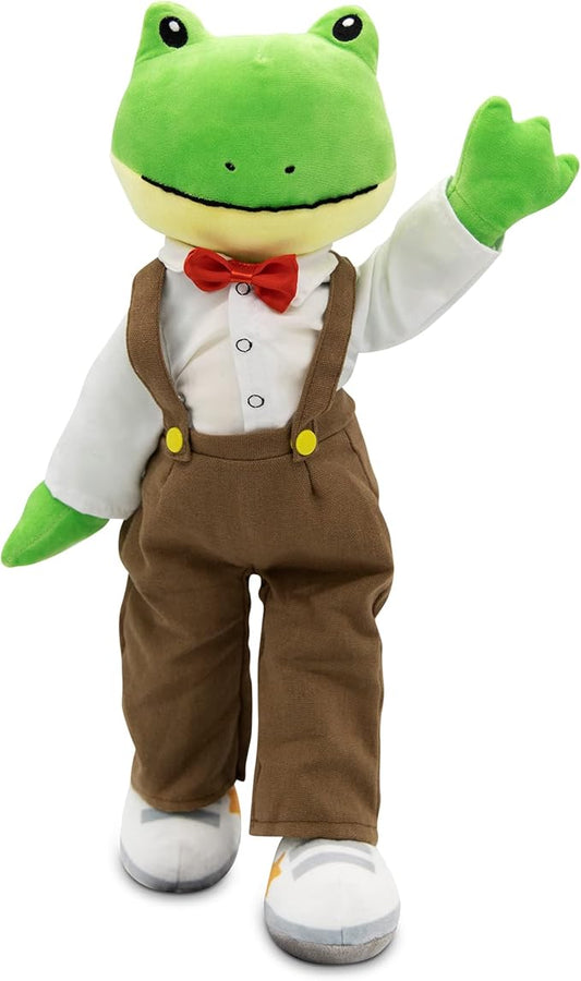 Plushible Soft Baby Doll, 18 Inch Frog - Plush Rag Doll with 2 Clothing Sets, My First Plush Toy for Girls, Boys & Infants, Soft Baby Stuffed Toy, Adorable Companion for 1 Year Old & Up