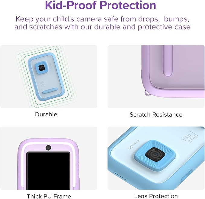 myFirst Camera 50 Kids' Digital Camera 20MP Photos 1080P Video, Purple