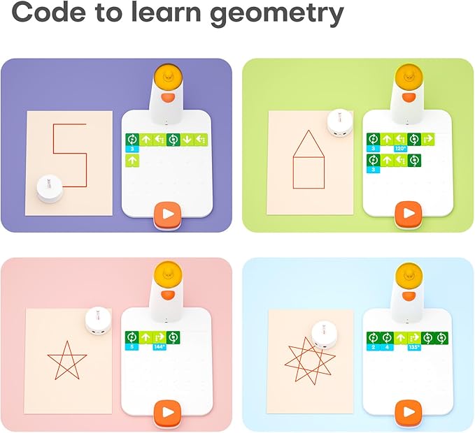 Coding Set Pro STEM Robot for Kids Ages 4+, Coding Robot for Kids to Learn Early Programming, Educational Toy for Homeschool & Classroom Ages 4-10