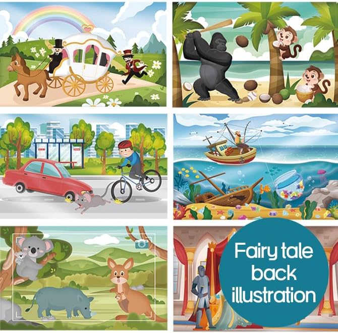 SSol & Sam Korean Alphabet Learning Toys – Hangul – Learn Korean for Kids, Animal Pattern, Matching Puzzle with Wooden Letters in Pastel Colors and Flash Cards (Hangul)