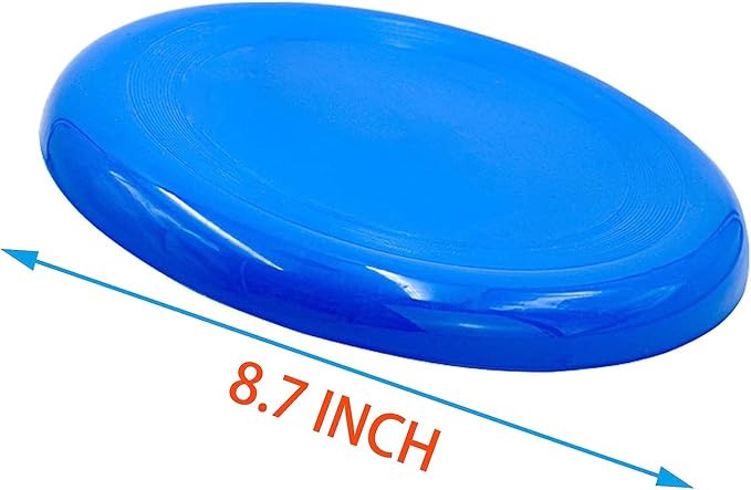 Sand Beach Toys, Jumbo 8" Flying Disc Toys For Kids Adults, Sport Yard Disc Toy For Outdoor Beach Accessories Backyard, Lawn, Park, Flying Ring Gift Set Boys Girls, Holiday Stocking Stuffer(8 PACK)