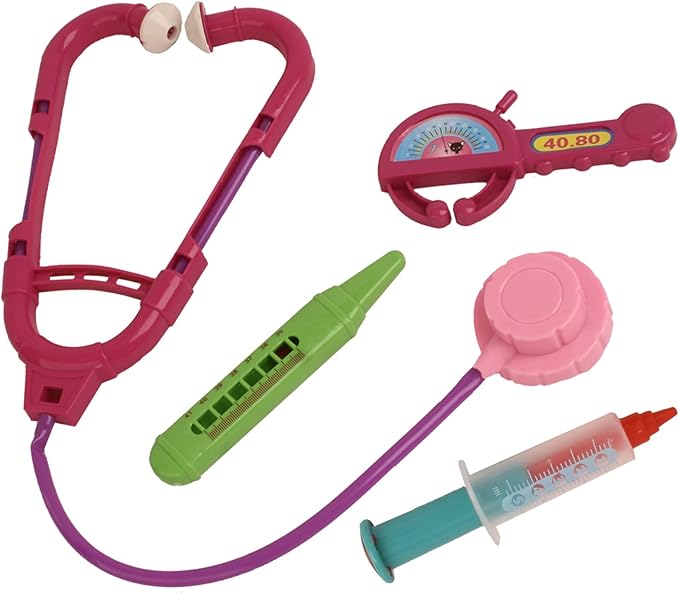 10" Baby Doll Doctor Set for Kids- Toy Nurse Kit for Toddler, Little Girl – Playset Pack with Checkup Accessories & Newborn Doll in Unicorn Hospital Clothes – Cute, Fun Healthcare Dolly for Children