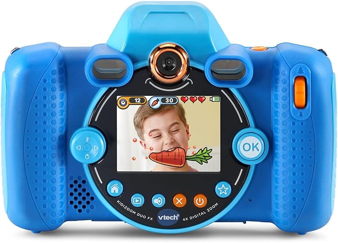 VTech KidiZoom Duo Camera FX Kids Digital Dual Cameras, Blue