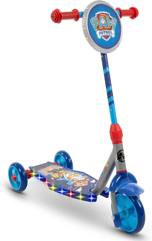 Huffy Disney and Marvel Toddler Kids 3-Wheel Scooters, Multiple Color Options, Ages 3+ Years Old, Durable Steel Frame, Portable, Girls/Boys, Non-Slip Deck, Character Graphics