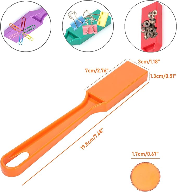 Magnetic Bingo Chips with Wand - 6 Pack for Large Group Games,Family Game Night, Sensory Bins,Counting and Sorting,Science& Educational Activities