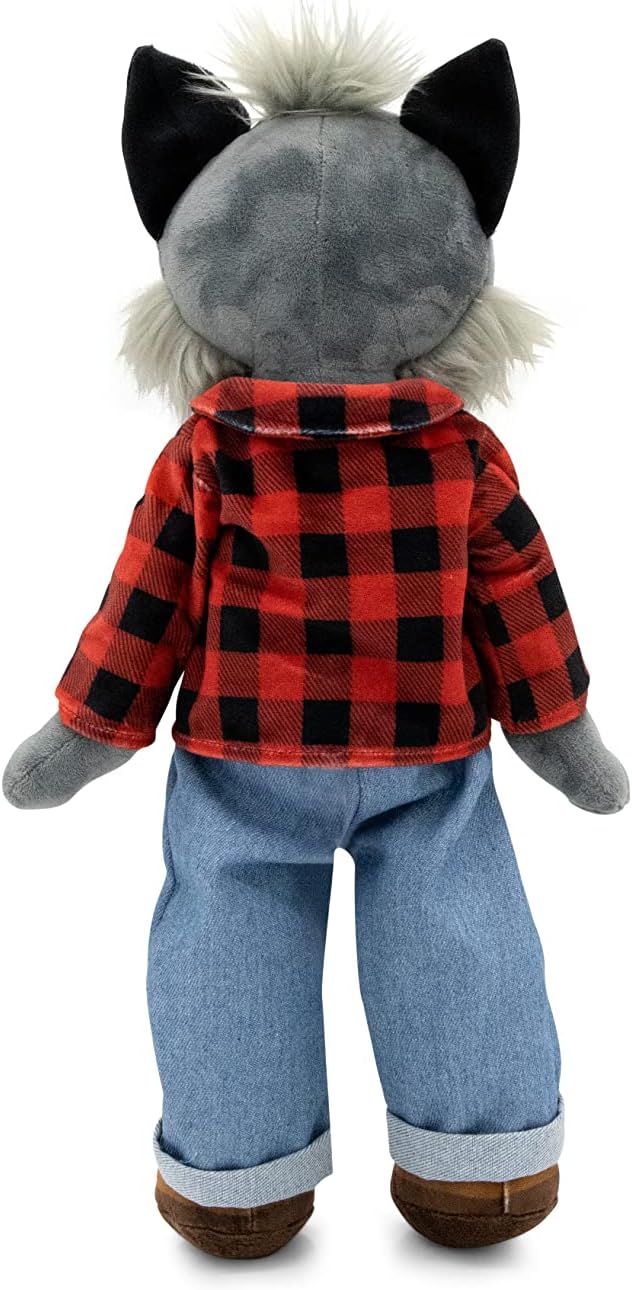 Plushible Soft Baby Doll, 18 Inch Werewolf - Plush Rag Doll with 2 Clothing Sets, My First Plush Toy for Girls, Boys & Infants, Soft Baby Stuffed Toy, Adorable Companion for 1 Year Old & Up