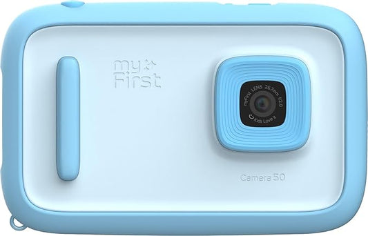 myFirst New AI Editor Camera for Kids 20MP Photos 1080P Video, Blue