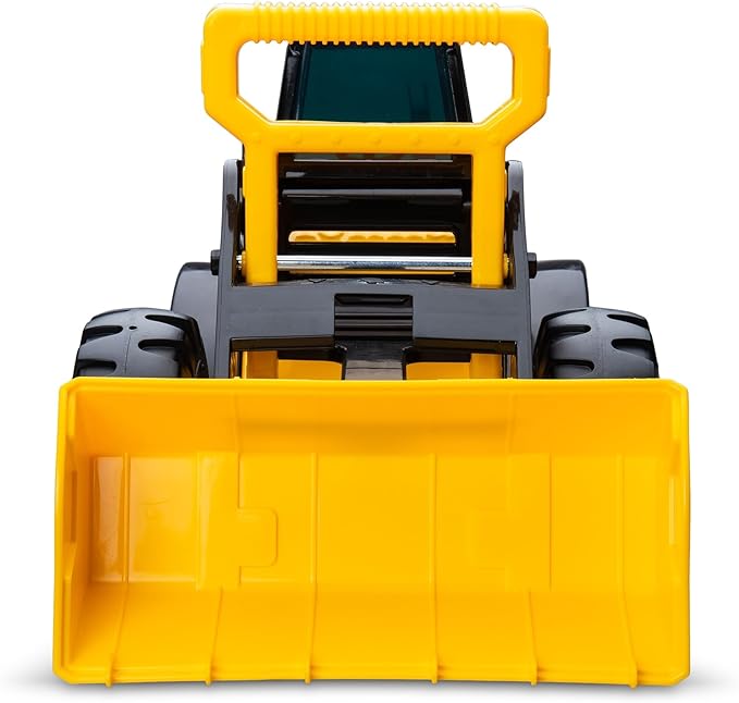 Tonka Steel Classics Front Loader - Made with Steel & Sturdy Plastic, Yellow Toy Construction Truck, Boys and Girls, Kids, Toddlers, Ages 3+