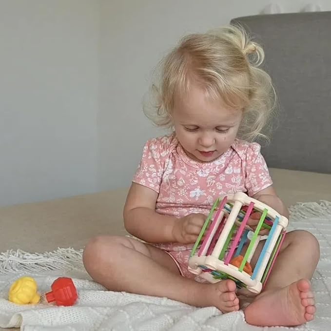 Premium Baby Toys for 6-18 Months, 8 in 1 Montessori Toys Set, Educational Learning Toys for Toddlers 1-3 Years Old Trendy Babies Gifts for Boys & Girls