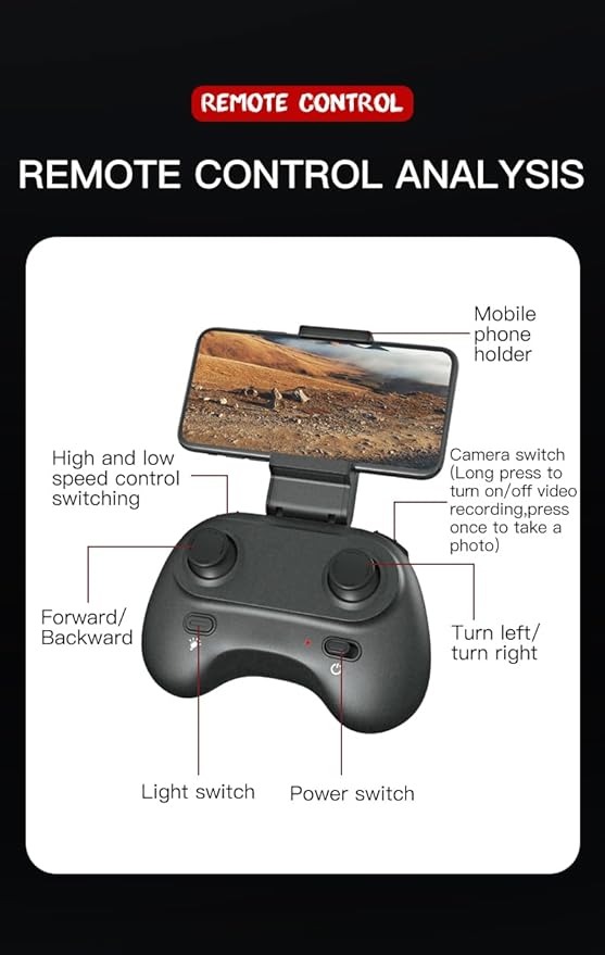 rc car with FPV Camera,Monster Trucks,1:28 Remote Control car Toys with LED Lights,2.4GHz,Real-Time Image Transmission,2 Rechargeable Batteries,Black/Yellow