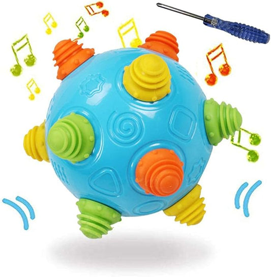 Toddler's Music Dancing Shake Ball - Move, Crawl, Bounce, Sensory Learning for Kids and Babies, Fun Gift for Both Boys and Girls