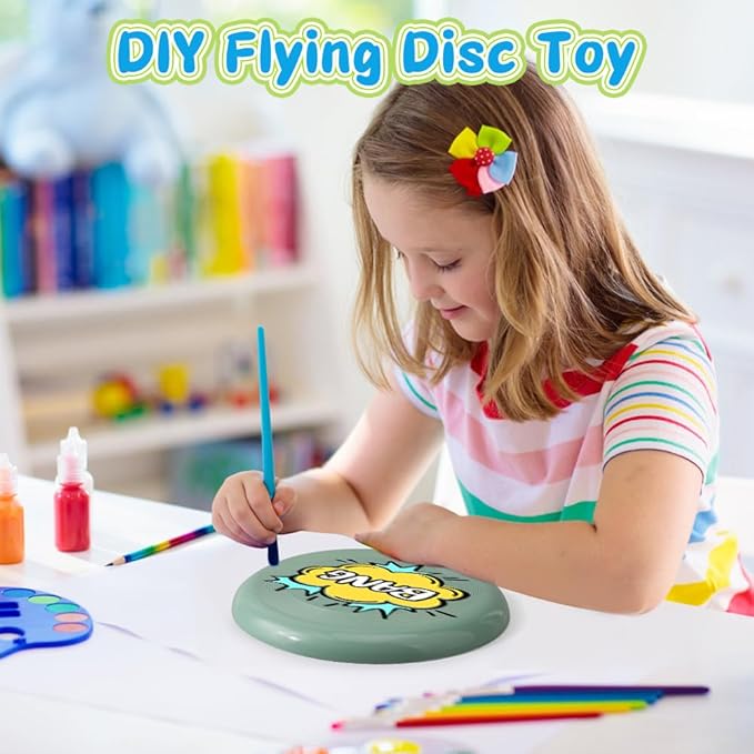 Sand Beach Toys Jumbo Thick 8" Flying Disc Toys For Kids Adults, Sport Yard Disc Game For Outdoor Beach Backyard, Lawn, Park Flying Ring Boys Girls Toss and Catch Game Party Favors Supplies(8 PACK)