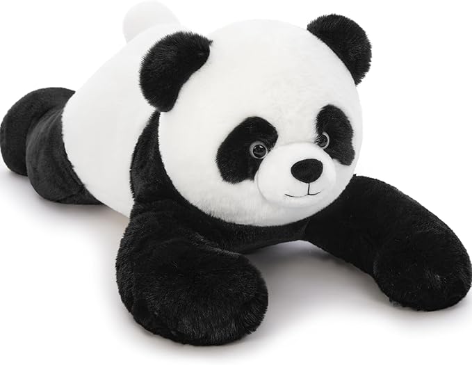 Tezituor Giant Panda Stuffed Animal, Panda Plush Toy,31.5" Large Cute Jumbo Pandas Plush Pillow,Soft Large Plushie,Huge Big Plushy Fluffy Fat Oversized,Valentine for Kids Girls