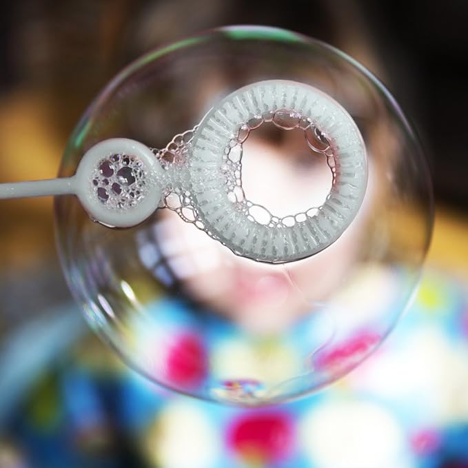 Big Bubble Bottle 24 Pack - 4oz Blow Bubbles Solution Novelty Summer Toy - Activity Party Favor Assorted Colors Set