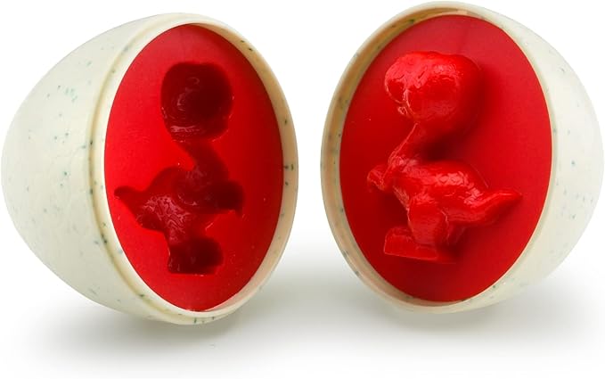 Play Brainy Dinosaur Egg Toys for Toddlers 3+ Montessori, 12 Pc Set, Geometric Egg Puzzle Toy, Early Learning & Educational STEM, Color Recognition, Sorting & Shape Matching, Fine Motor, Easter Gift