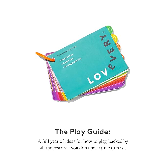 LOVEVERY | The Play Gym | Award Winning For Baby , Stage-Based Developmental Activity Gym & Play Mat for Baby to Toddler