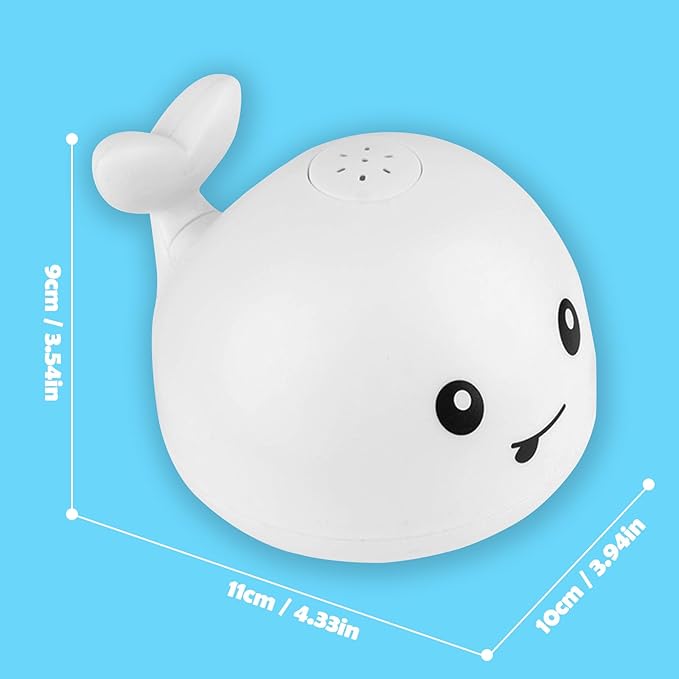 Whale Bath Toy, Baby Bath Toys Rechargeable Colorful Whale Sprinkler for Babys Toddlers Kids Boys or Girls