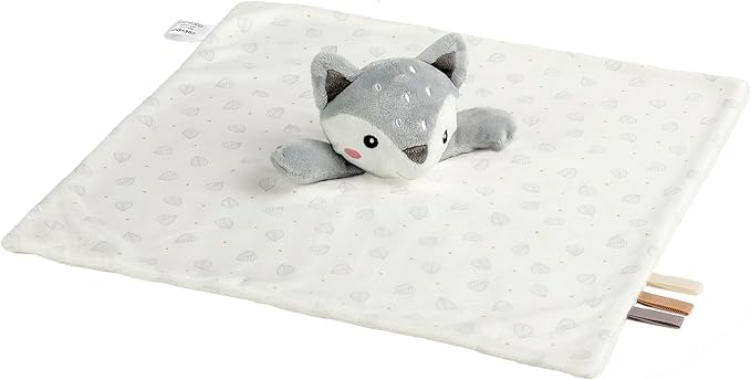 CREVENT Cozy Plush Baby Security Blanket, Loveys for Baby Girls and Boys, Birthday (Unicorn + Deer)