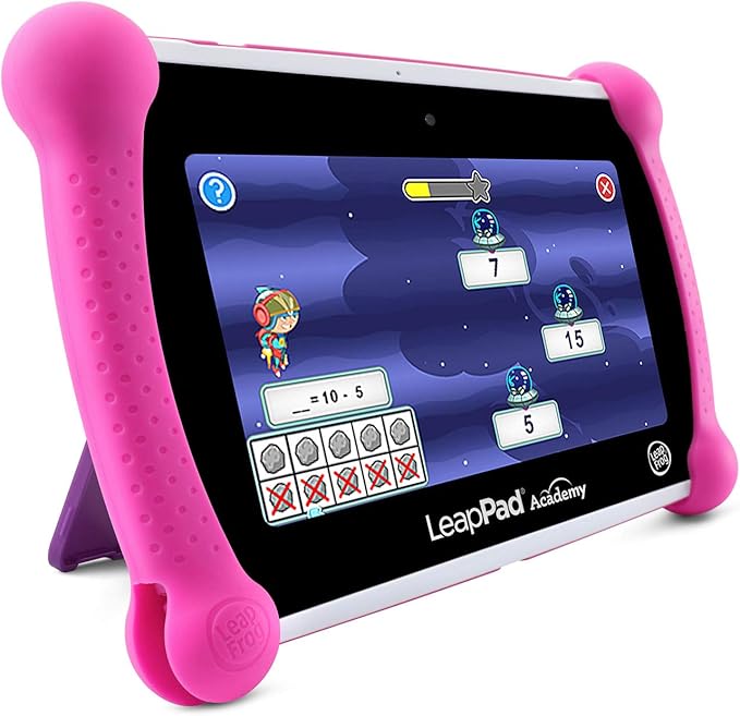 LeapFrog LeapPad Academy Kids’ Learning Tablet, Pink