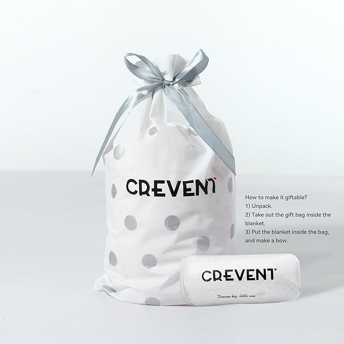 CREVENT Cozy Plush Baby Security Blanket, Loveys for Baby Girls and Boys, Birthday (Sloth + Tag)