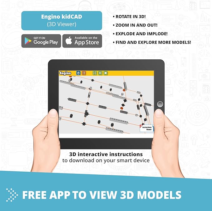 Engino- Stem Toys, Architecture Set: Eiffel Tower, Sydney Bridge- Building Toys, Engineering Kit for Kids 9+, STEM Project, Gifts for Boys & Girls (11 Model Options)