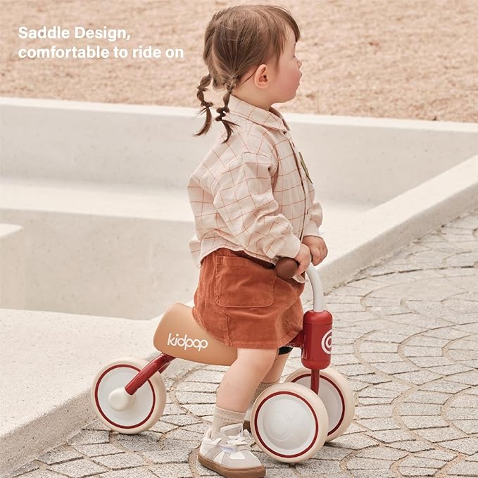 kidpop Bee Baby Balance Bike Toddler for 1 Year Old Kids Ride On Toys First Birthday Gift Toddler First Bike (Yellow)