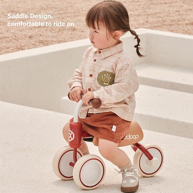 kidpop Bee Baby Balance Bike Toddler for 1 Year Old Kids Ride On Toys First Birthday Gift Toddler First Bike (White)