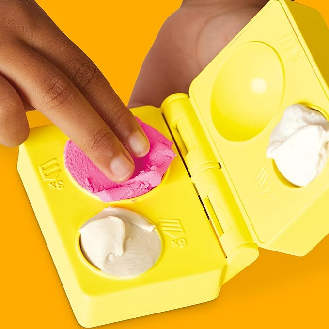 Play-Doh Super Slice Cake Playset, Toy Oven with Play Kitchen Accessories & 11 Modeling Compound Cans, Kids Arts & Crafts,, Ages 3+