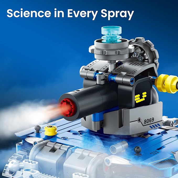 Sillbird Christmas STEM Robot Building Kit with Remote Control Gifts for Boys Ages 8-14, Buildable 5in1 Robotics Technic Coding Toy for Kids Birthday with 596 Pieces