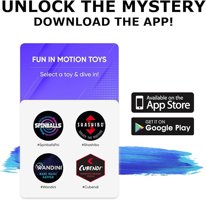 SHASHIBO Shape Shifting Box - Award-Winning Fidget Toy w/ 36 Rare Earth Magnets - Fidget Cube Transforms Into Over 70 Shapes, Sensory Toy Gift for Kids, Teens, and Adults (Blue Planet)