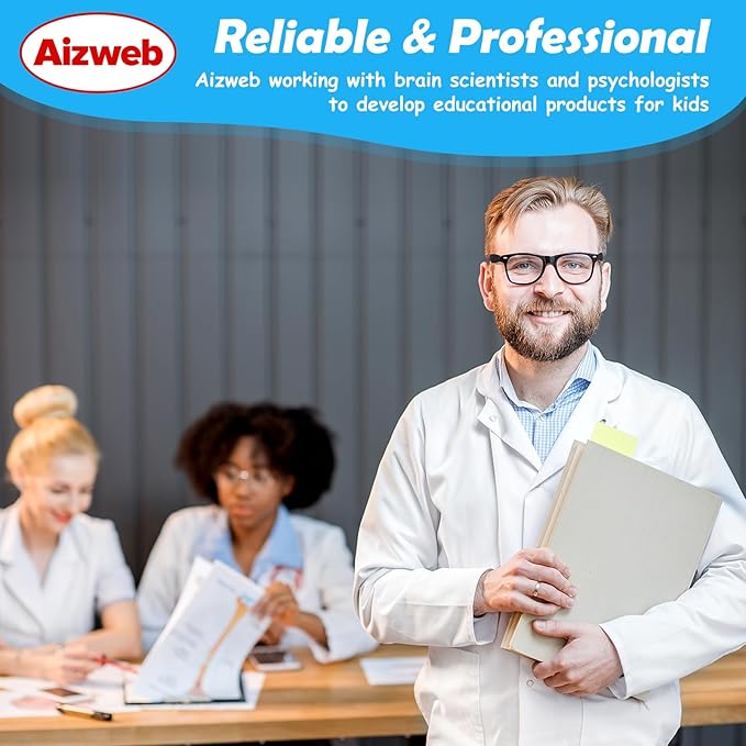 Aizweb CVCC & CCVC Word Game,Phonics Games Flash Cards for Preschool Kindergarten Classroom Supplies,Special Education Reading Manipulative Montessori Spelling Toy for Learning Activity Teacher School