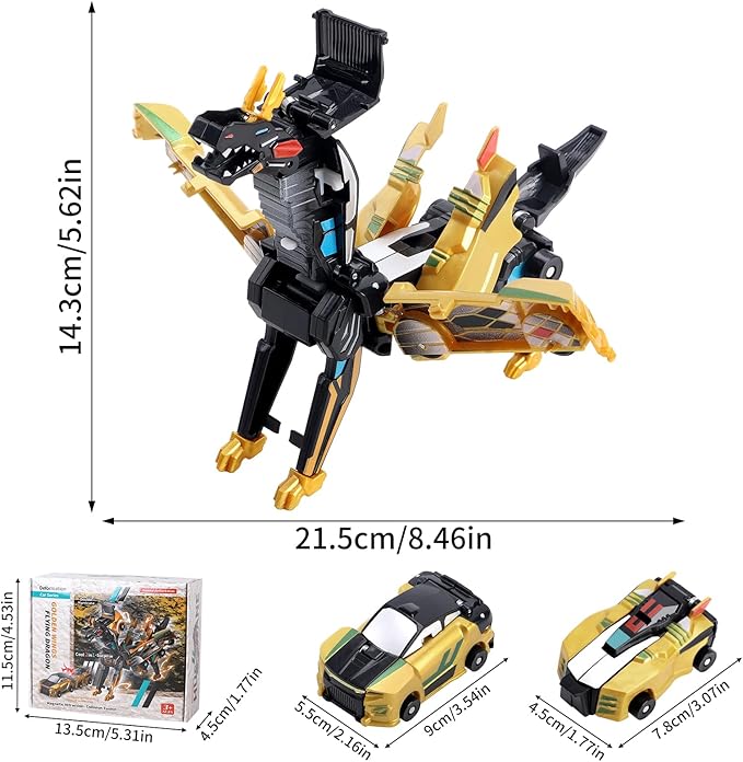 Car A Transforming Toy. When Two Cars Collide, They Transform. It's Really an Amazing Toy transformable car Robot Suitable