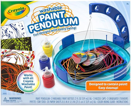 Crayola Paint Pendulum (30pcs), Washable Paint Kit, Kids Arts & Crafts, Art Toys for Girls & Boys, Gift for Kids, Ages 7+