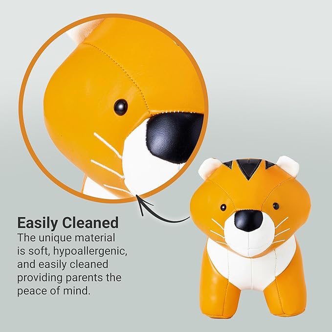 Little Big Friends Musical Baby Toy – Soft Plush Pull-String Cord Classical Toy for Baby & Toddlers | Soothing Stuffed Cuddly Animal Gift | Tim The Tiger