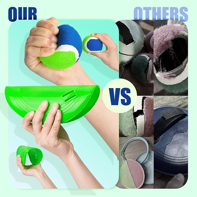 EVERICH Toss and Catch Ball Set & Paddle Ball, Outdoor Games for Kids Toys, Christmas Family Games, Beach Pool Camping Yard Game Outside Toys, Gifts for Boys Girls 3 4 5 6 7 8 9 10 11 12+ Years Old