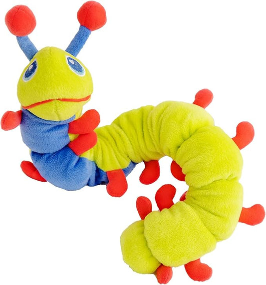 Calmee The Caterpillar Weighted Sensory Plush Toy for Kids, Breathing Exercise and Mindfulness Tool for Focus and Emotional Regulation, SEL Classroom or Home Toy, Soft and Washable – MESH Accredited