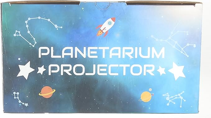 LEXiBOOK, 2-in-1 Constellations and Images Planetarium Projector, 24 Images to Discover Space, 2 Constellation Domes, STEM, White/Blue, NLJ180