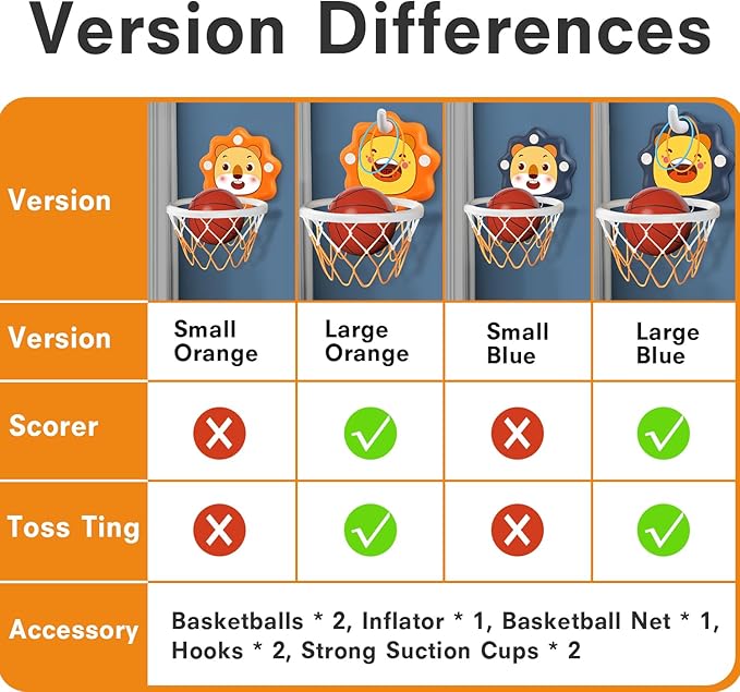 Toddler Kids Basketball Hoop Indoor Toys,Scoreboard Portable Design Adjustable Height,Christmas Birthday Baby Toddler Kids Boys Small Mini Basketball Hoop Gifts Toys